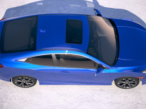 Honda Civic Coupe 2019 3D Model