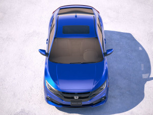 Honda Civic Coupe 2019 3D Model