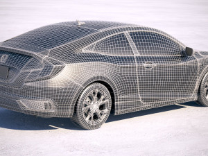 Honda Civic Coupe 2019 3D Model
