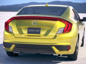 Honda Civic Coupe Led 2019 3D Model