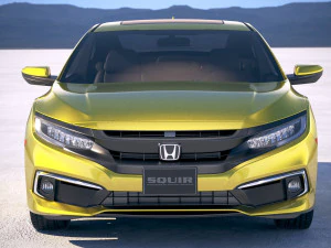 Honda Civic Coupe Led 2019 3D Model