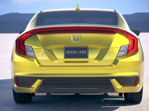 Honda Civic Coupe Led 2019 3D Model