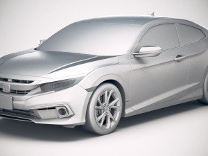 Honda Civic Coupe Led 2019 3D मॉडल