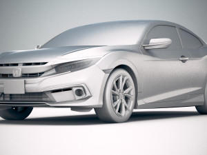 Honda Civic Coupe Led 2019 3D मॉडल