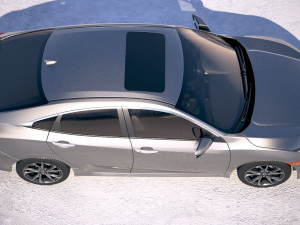 Honda Civic Led 2019 Modelo 3D