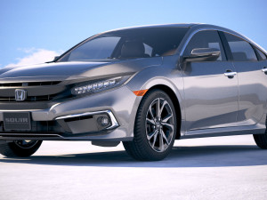 Honda Civic Led 2019 Modelo 3D