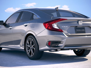 Honda Civic Led 2019 Modelo 3D
