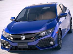 Honda Civic Si Sedan 2017 3D Model