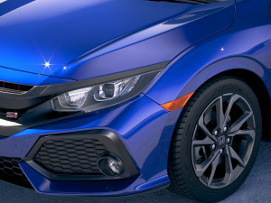 Honda Civic Si Sedan 2017 3D 모델