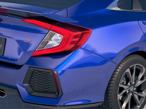 Honda Civic Si Sedan 2017 3D 모델