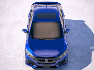 Honda Civic Si Sedan 2017 3D 모델