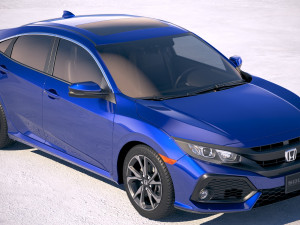 Honda Civic Si Sedan 2017 3D 모델