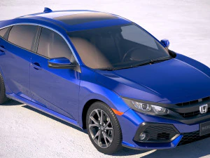 Honda Civic Si Sedan 2017 3D Model