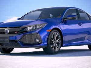 Honda Civic Si Sedan 2017 3D 모델