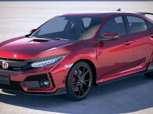 Honda Civic Tipo R 2018 Modelo 3D