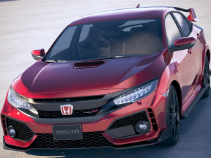 Honda Civic Type R 2018 Modelo 3D