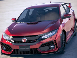 Honda Civic Type R 2018 3D Model