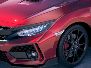 Honda Civic Type R 2018 Modelo 3D