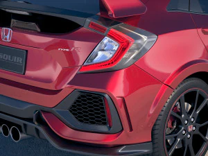 Honda Civic Type R 2018 3D Model