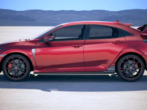 Honda Civic Type R 2018 3D Model