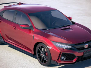 Honda Civic Type R 2018 3D Model