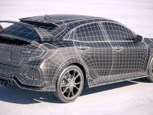 Honda Civic Type R 2018 Modelo 3D