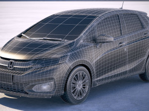 Honda Fit 201 Model 3D