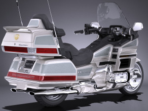 Honda Gold Wing 1500 1999 3D Model in Motorcycle 3DExport