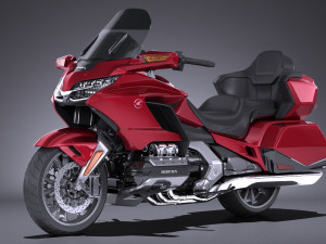 Honda Goldwing 2018 3D Model