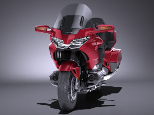 Honda Goldwing 2018 3D Model