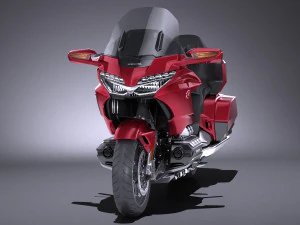 Honda Goldwing 2018 3D Model