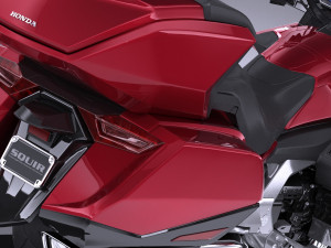Honda Goldwing 2018 3D Model
