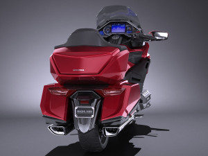 Honda Goldwing 2018 3D Model