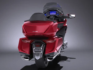 Honda Goldwing 2018 3D Model