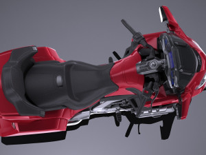 Honda Goldwing 2018 3D Model