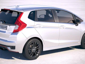 Honda Jazz 2018 3D Model