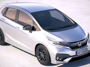 Honda Jazz 2018 3D Model