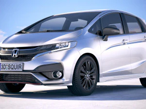Honda Jazz 2018 3D Model