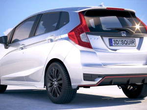 Honda Jazz 2018 3D Model
