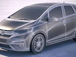 Honda Jazz 2018 3D Model