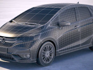 Honda Jazz 2018 3D Model