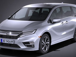 Honda Odyssey 2018 3D Model