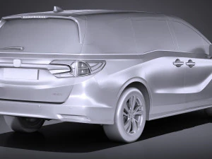 Honda Odyssey 2018 3D Model