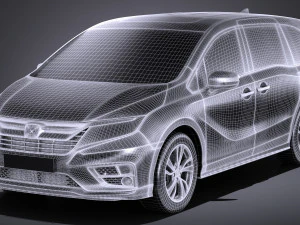 Honda Odyssey 2018 3D Model
