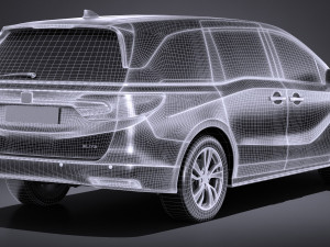 Honda Odyssey 2018 3Dモデル
