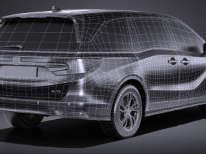 Honda Odyssey 2018 3Dモデル