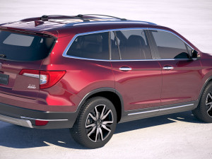 Honda Pilot 2019 3D 模型