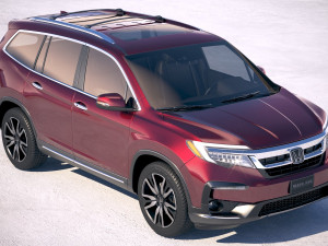 Honda Pilot 2019 3D 模型