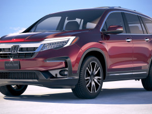 Honda Pilot 2019 3D 模型