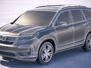 Honda Pilot 2019 3D 模型